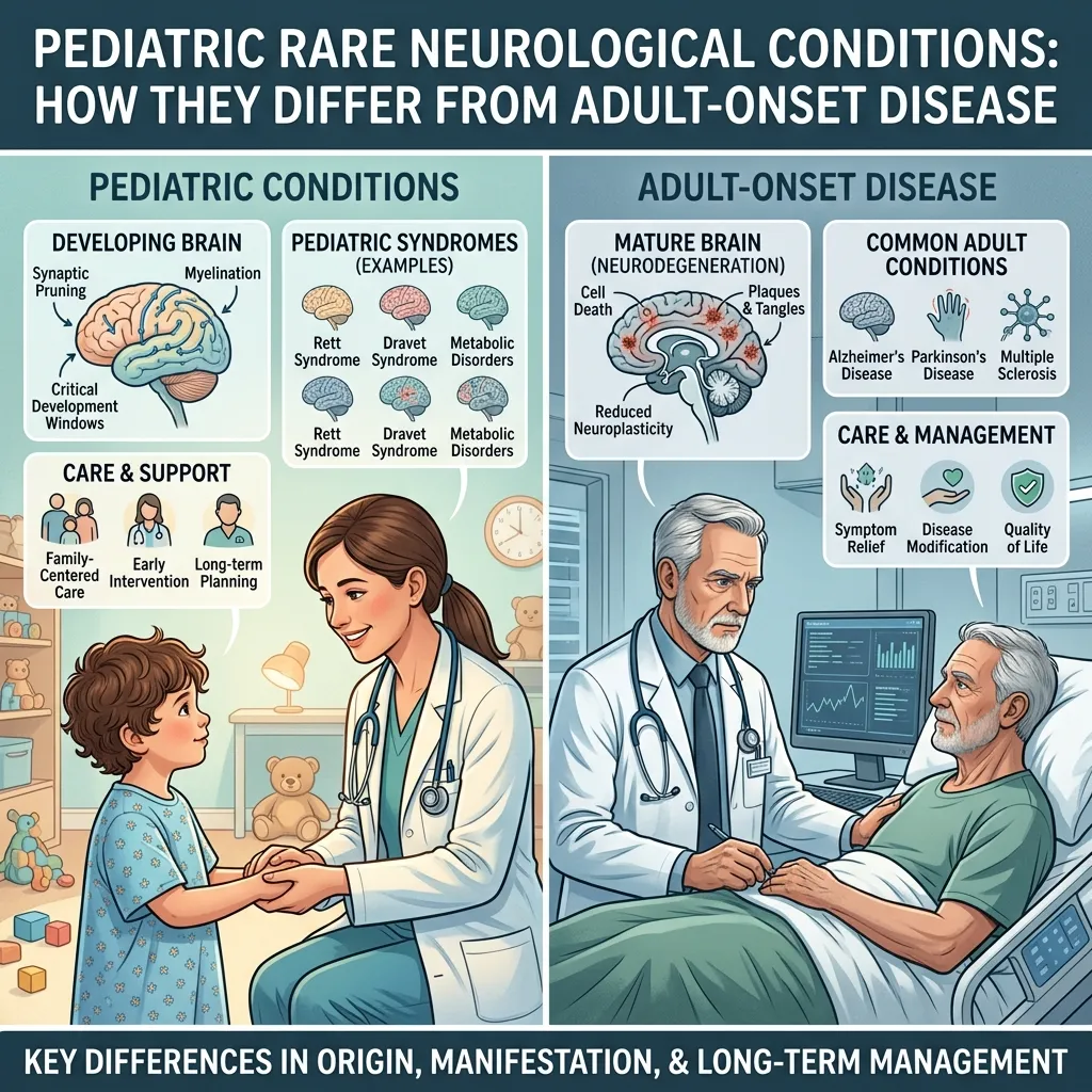 Pediatric Rare Neurological Conditions How They Differ From Adult-Onset Disease