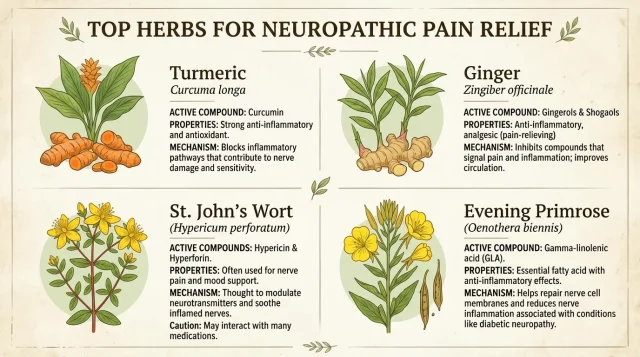 Top Herbs for Neuropathic Pain Relief