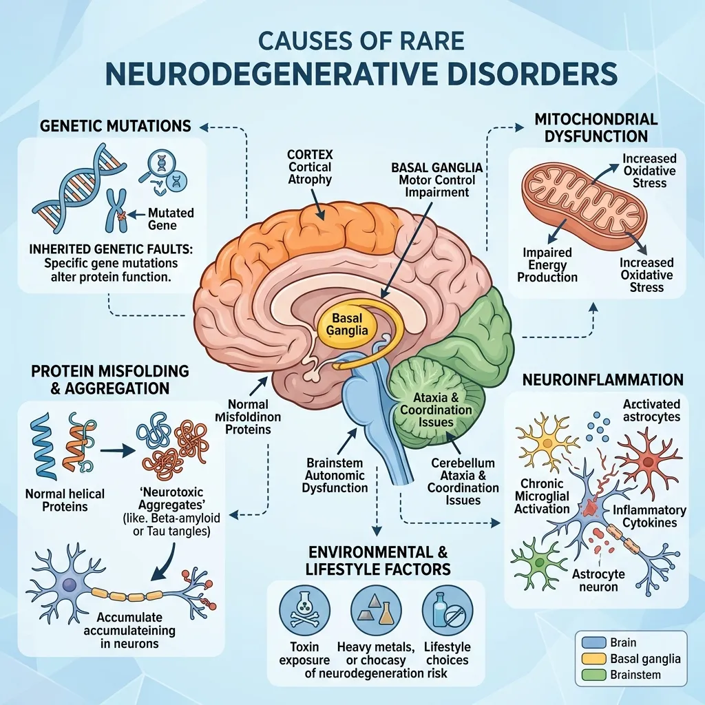 What Causes Rare Neurodegenerative Disorders