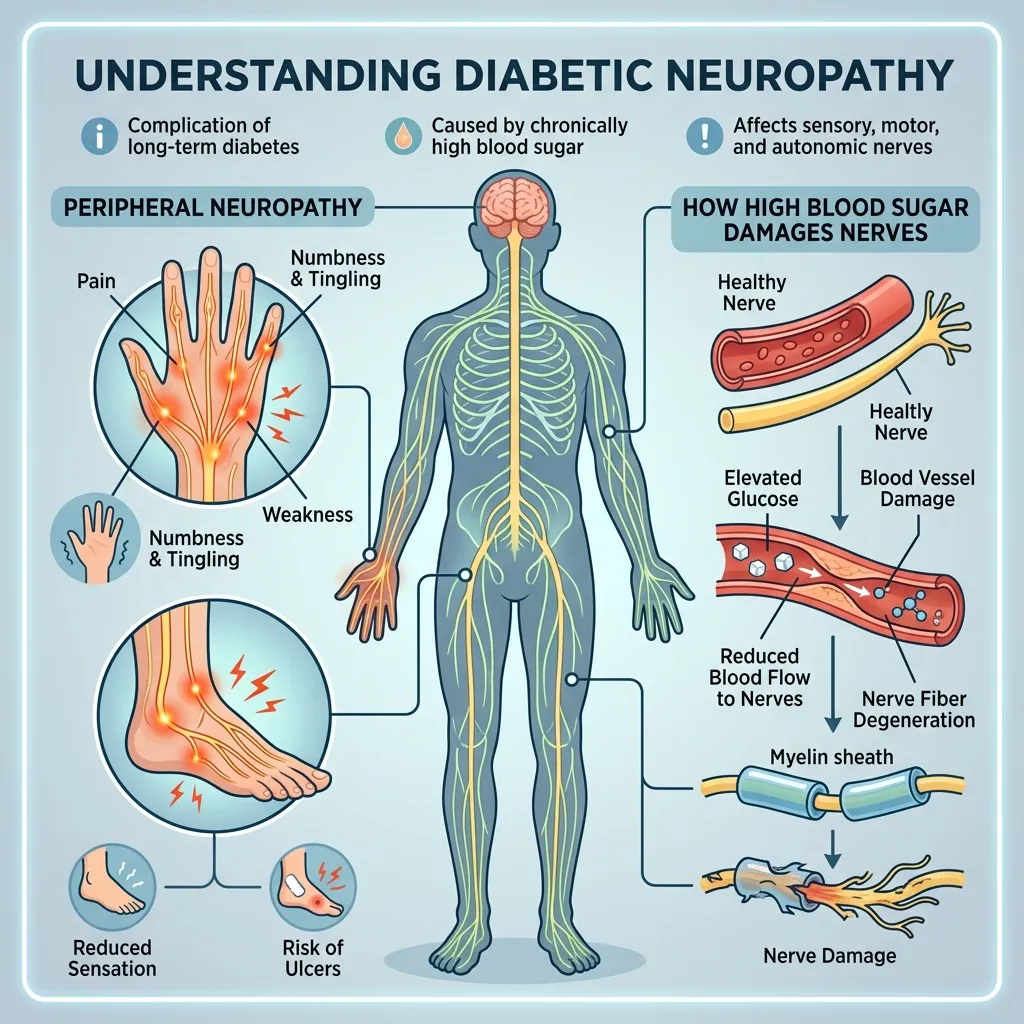 What is diabetic neuropathy?